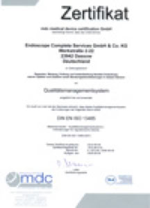 ISO Zertifikat DE